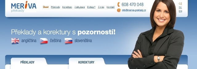 Překladatelská agentura MERIVA TRANSLATIONS s.r.o. Tábor